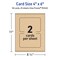Avery Kraft Brown Postcards, 4" x 6" Rectangle Rounded Corners